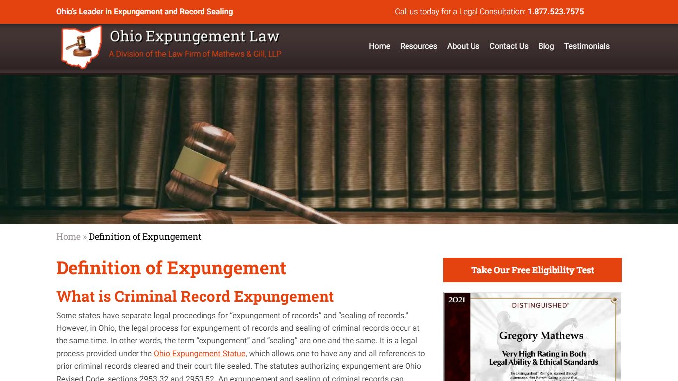 Definition of Expungement | What Is Criminal Record Expungement